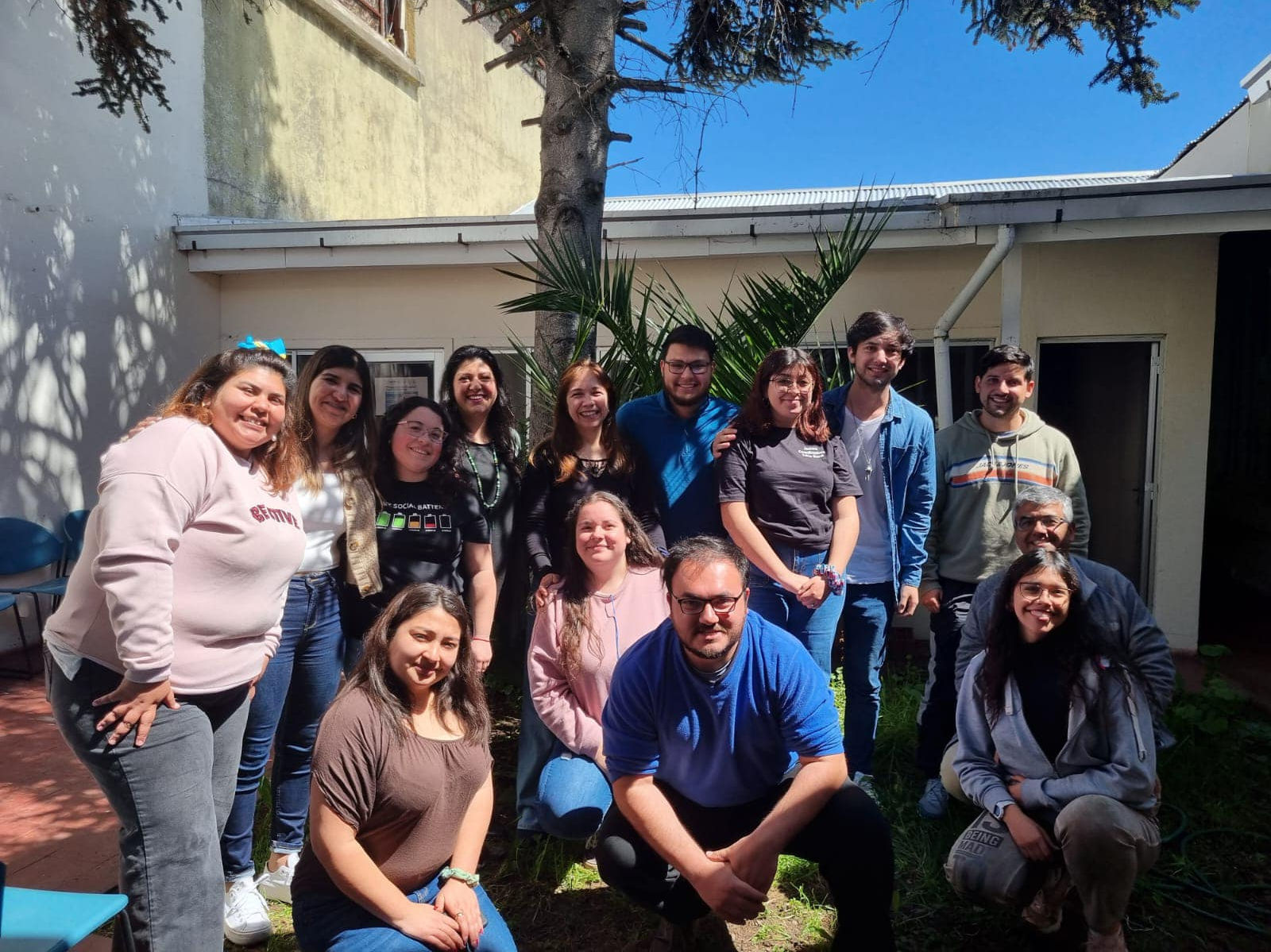 Agradecer a los jóvenes, por ser familia